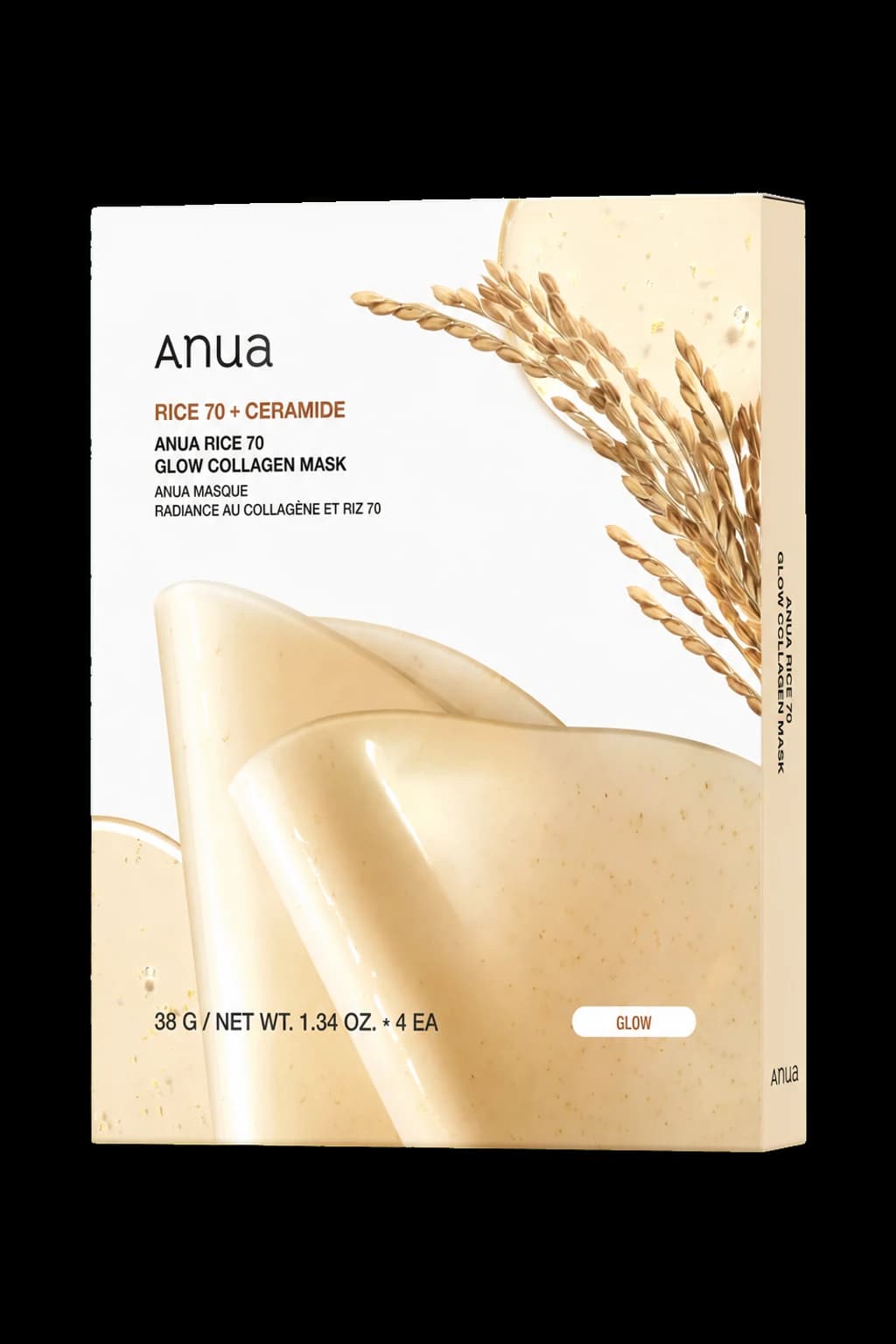 Anua Rice 70 Glow Collagen Mask