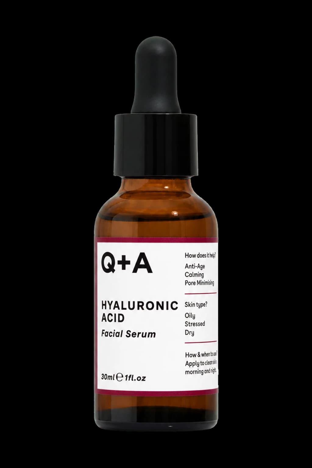 Q+A Hyaluronic Acid Facial Serum