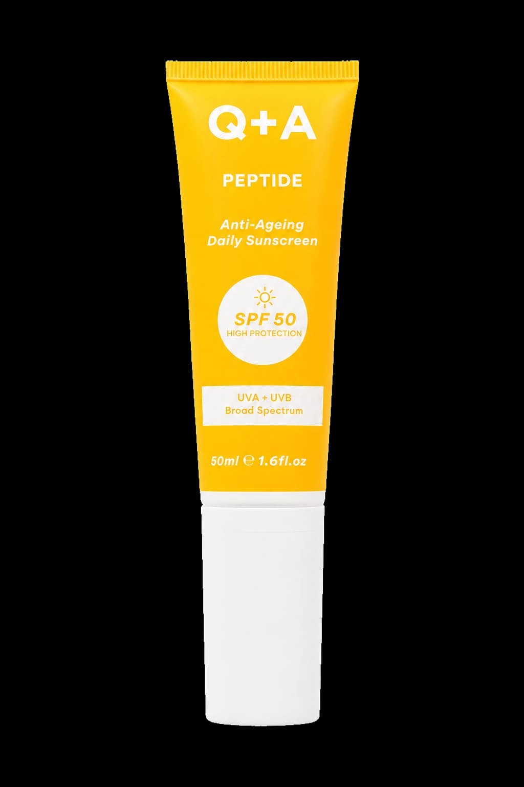 Q+A Peptide SPF 50 Anti-Ageing Daily Sunscreen