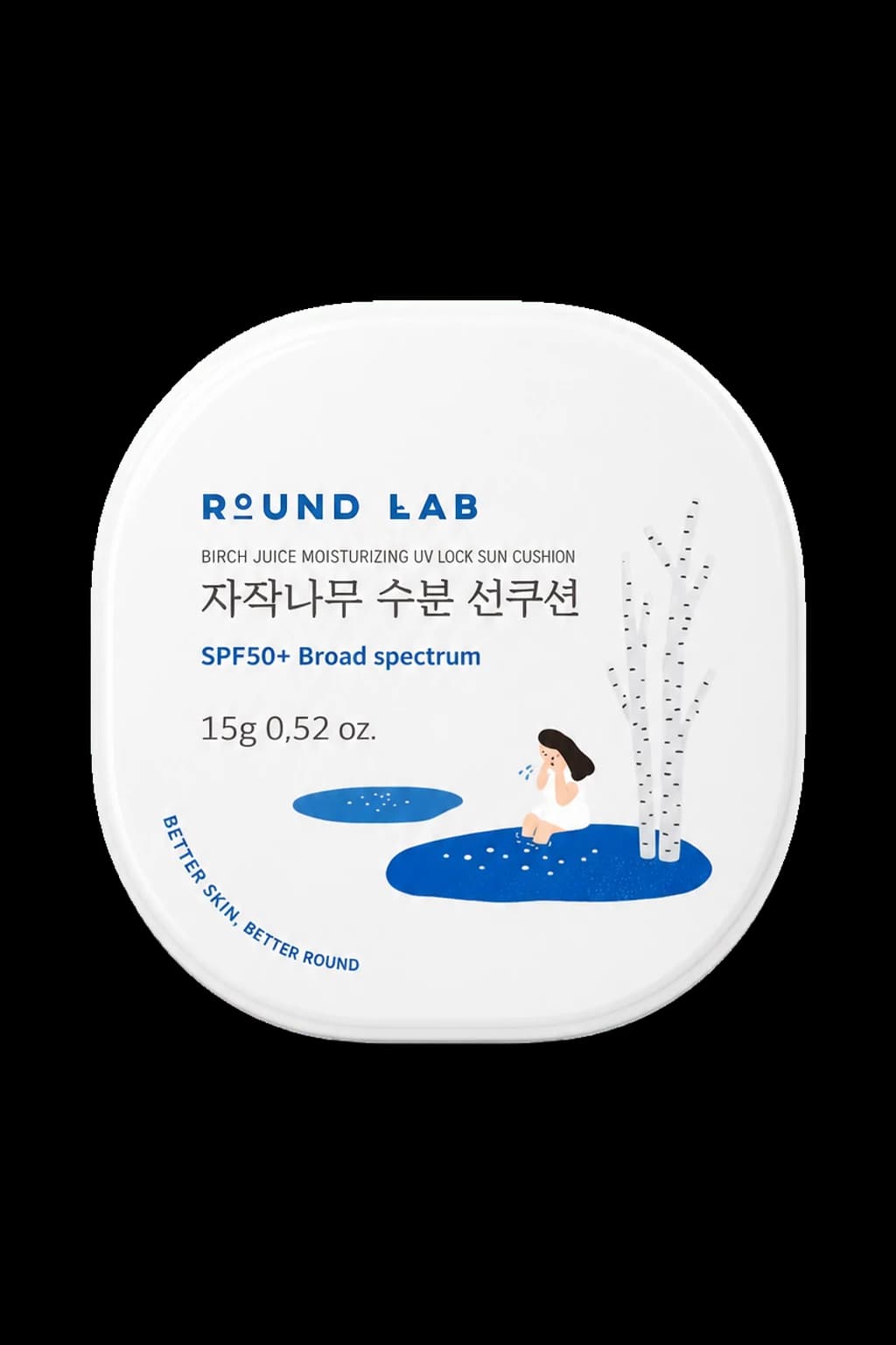 Round Lab Birch Moisturizing Sun Cushion SPF 50+