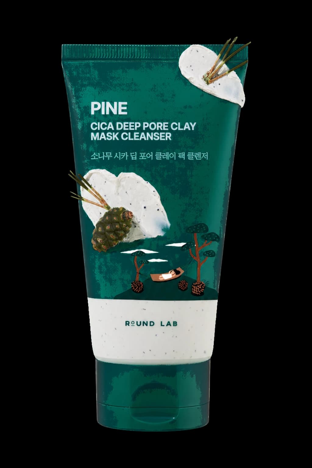 Round Lab Pine Cica Deep Pore Clay Mask Cleanser