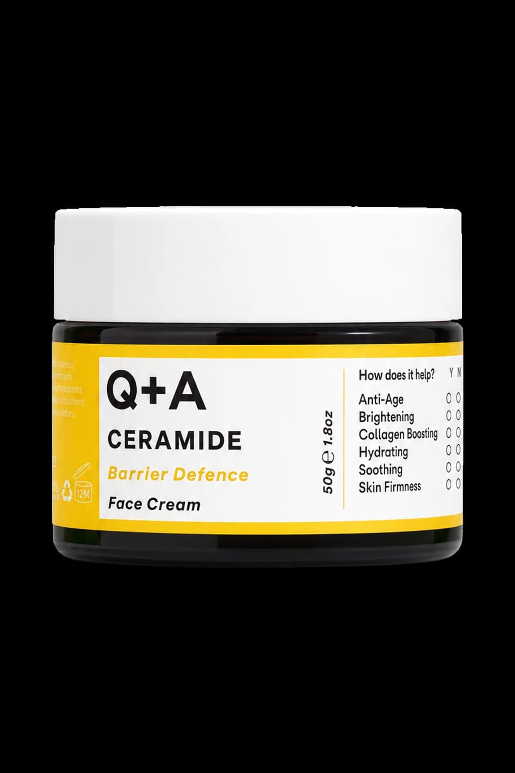 Q+A Ceramide Barrier Defence Face Cream