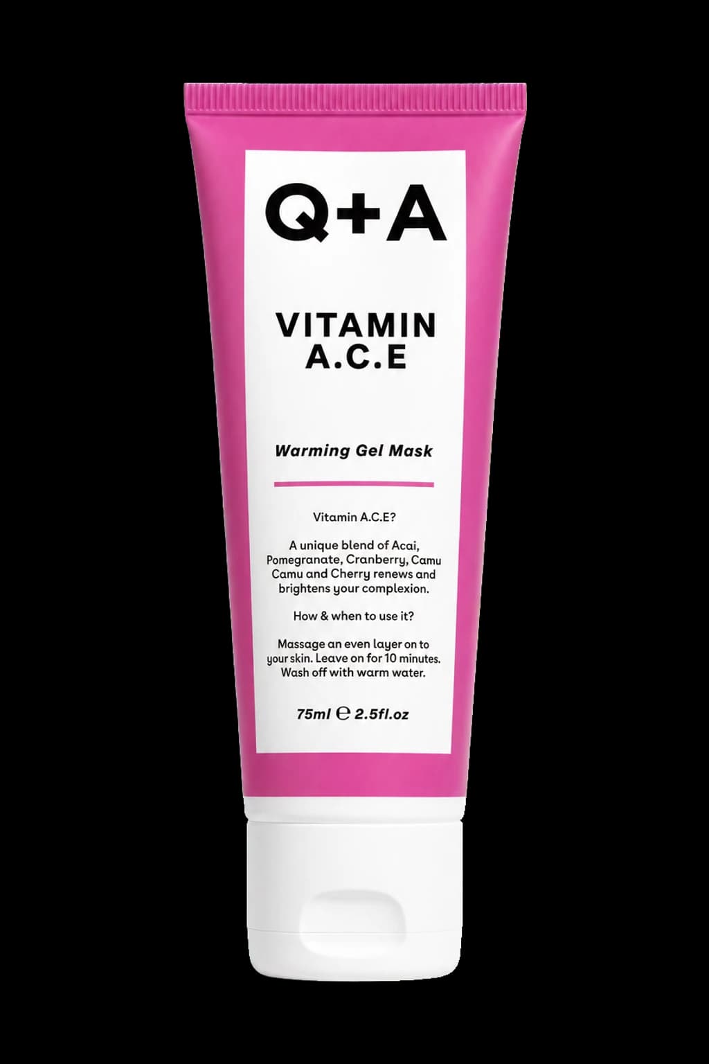 Q+A Vitamin A.C.E. Warming Gel Mask