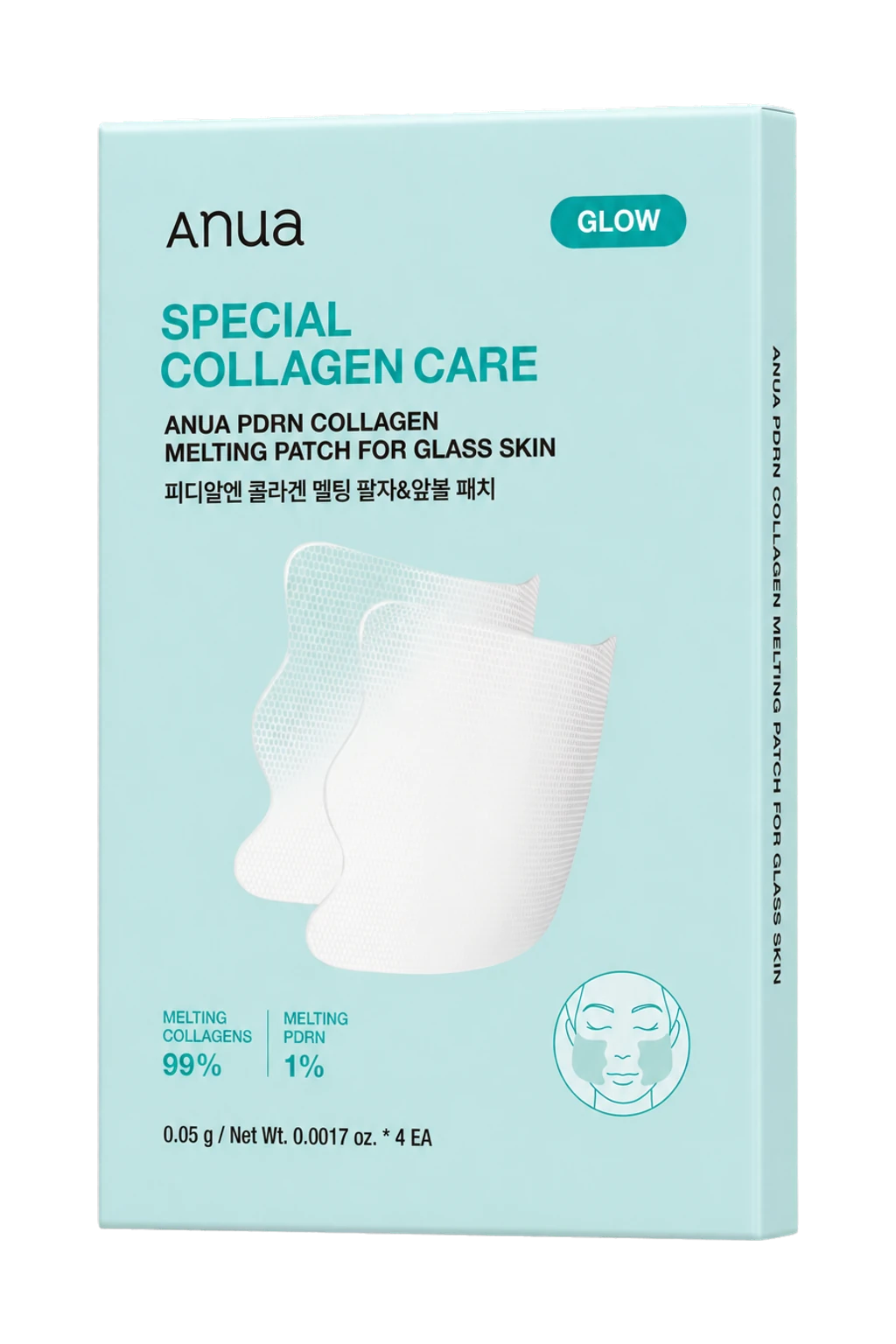 Anua PDRN Collagen Melting Patch For Glass Skin 4ea