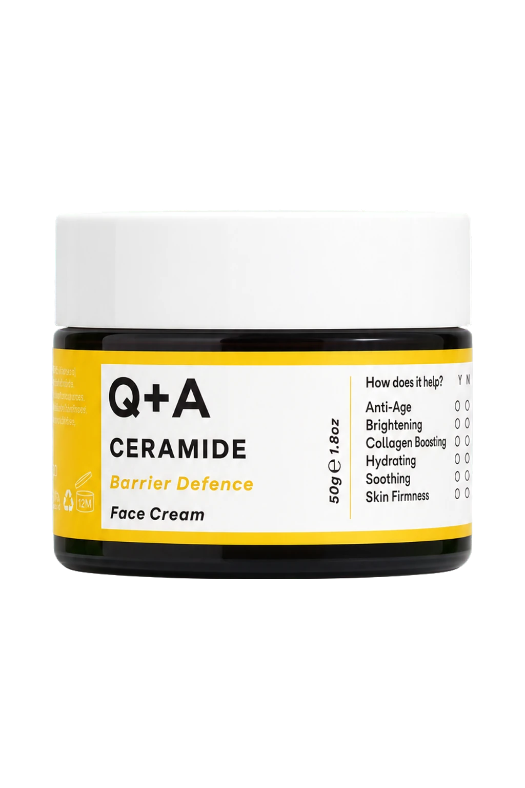 Q+A Ceramide Barrier Defence Face Cream