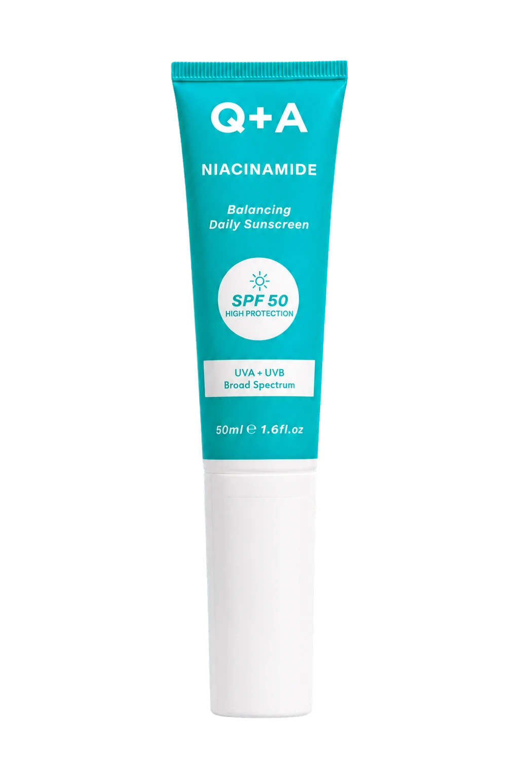 Q+A Niacinamide SPF 50 Balancing Daily Sunscreen