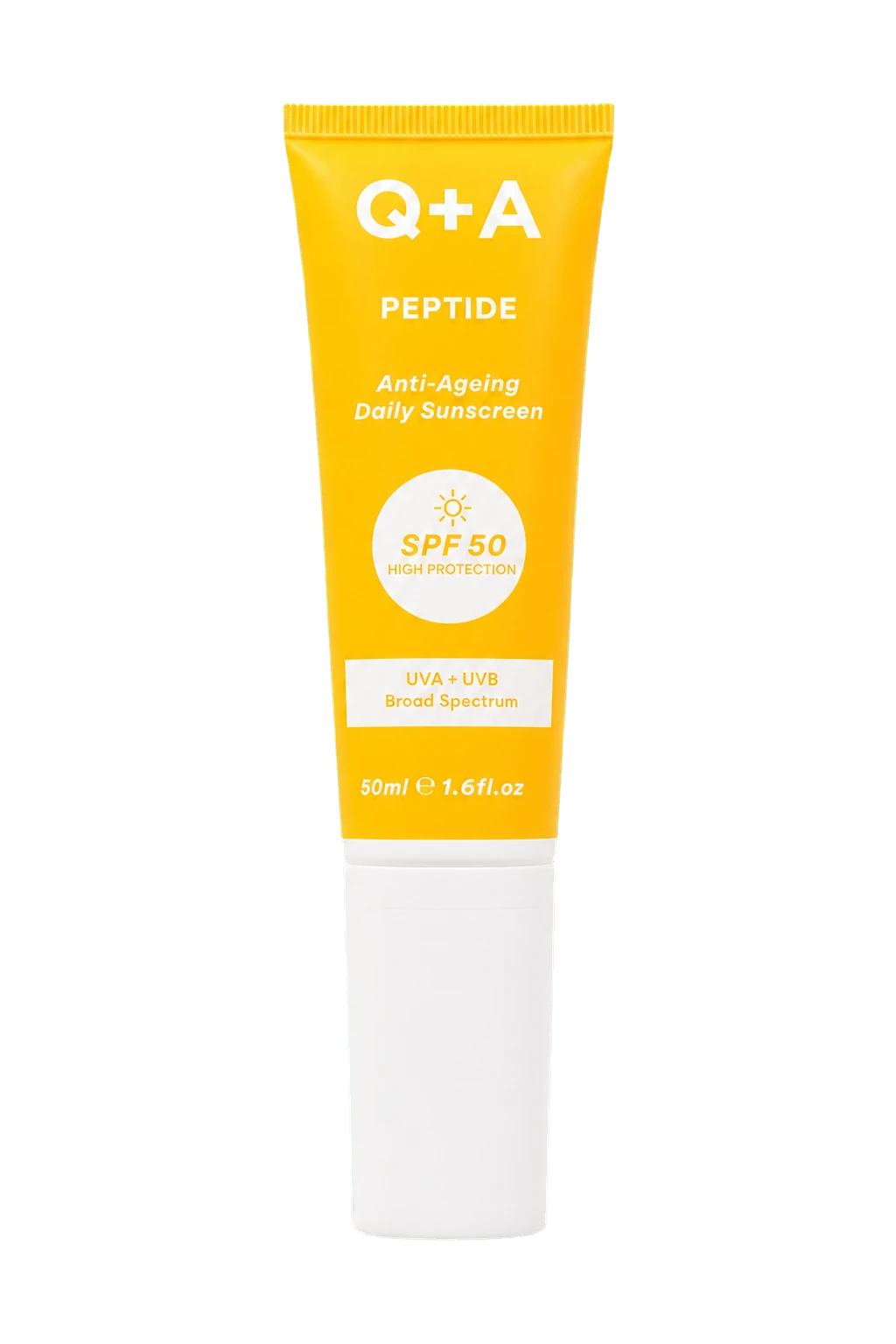 Q+A Peptide SPF 50 Anti-Ageing Daily Sunscreen