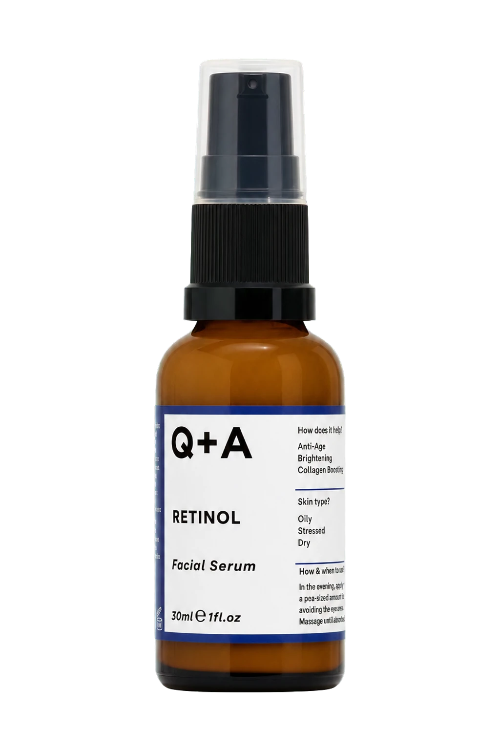 Q+A Retinol Facial Serum