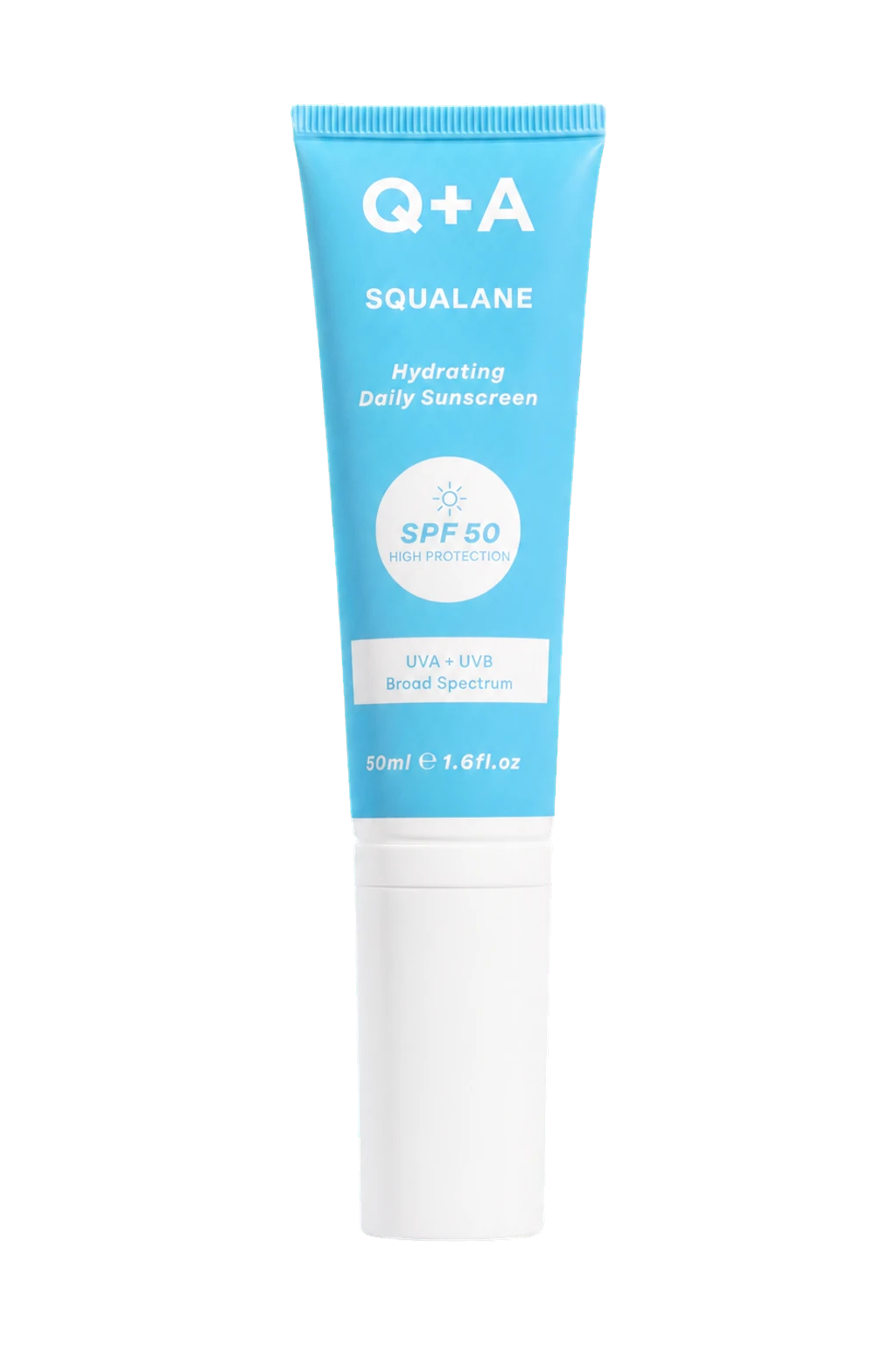 Q+A Squalane SPF 50 Hydrating Daily Sunscreen