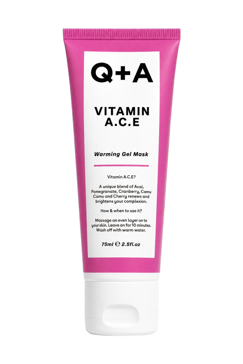 Q+A Vitamin A.C.E. Warming Gel Mask