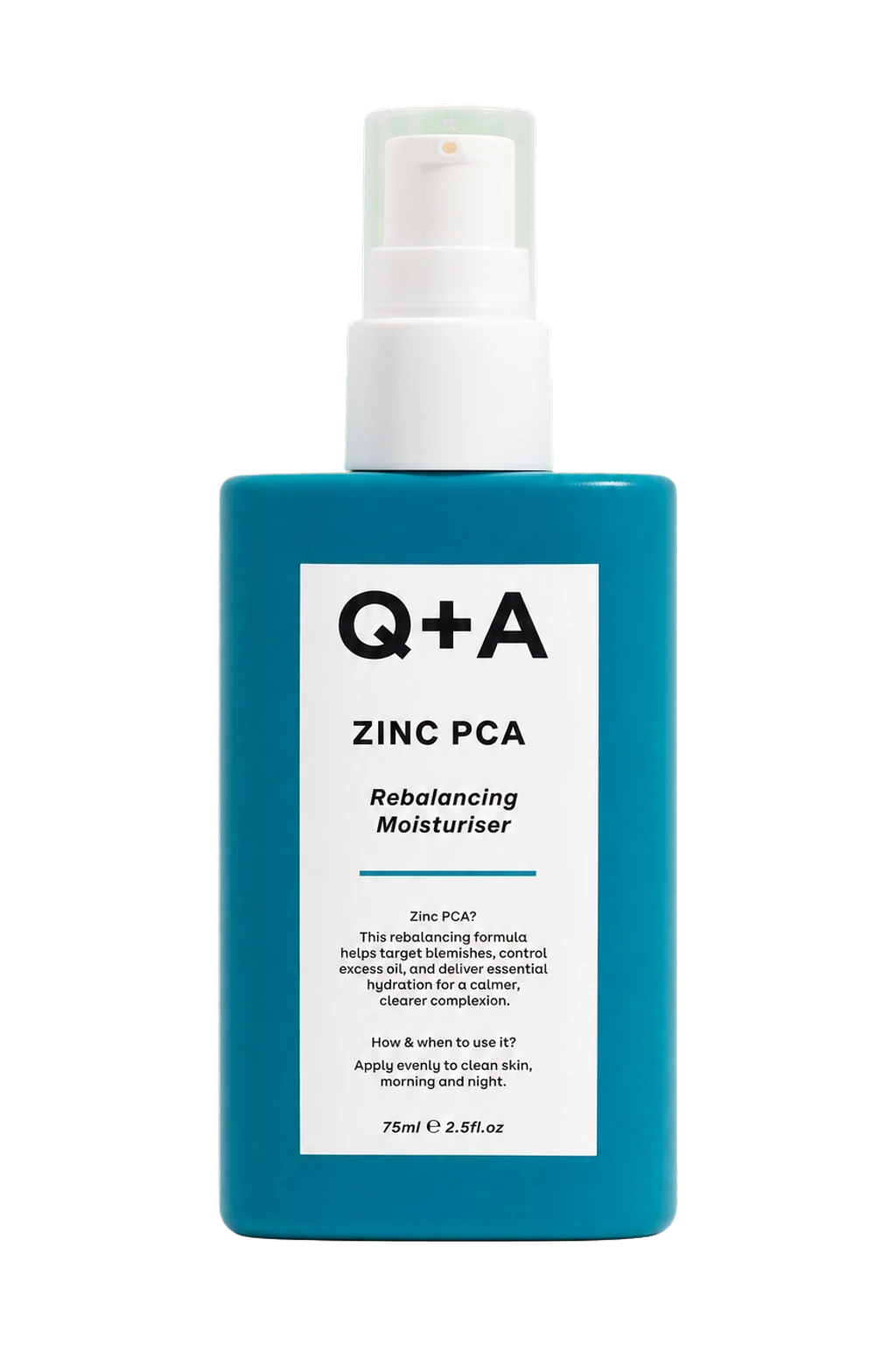 Q+A Zinc PCA Rebalancing Moisturiser
