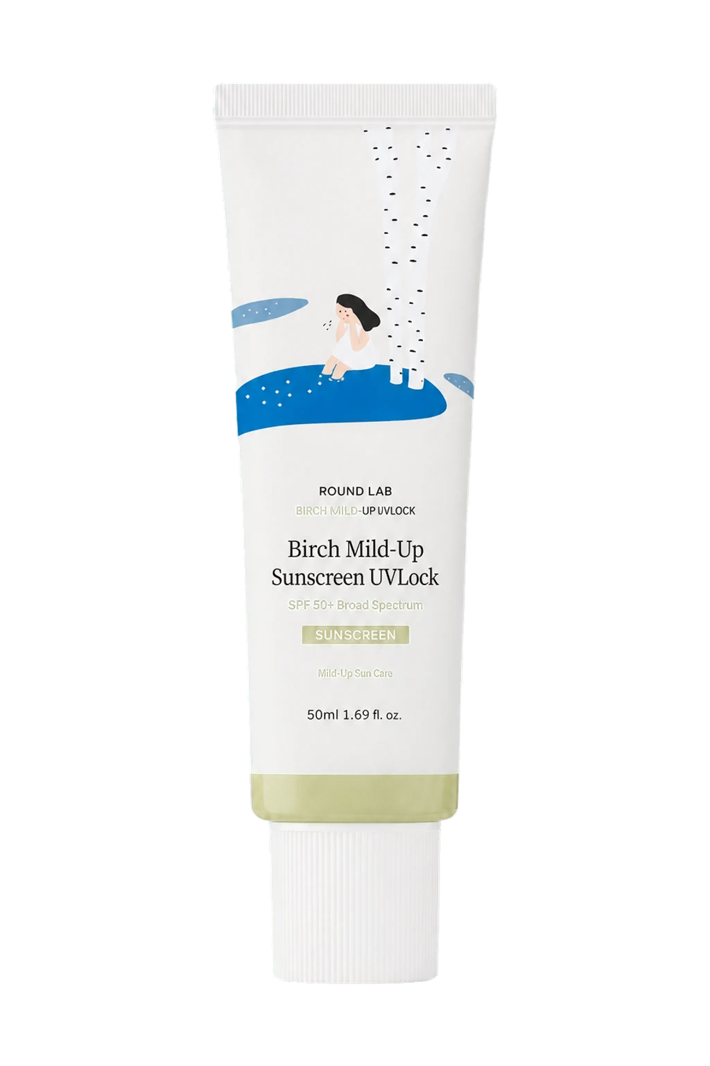 Round Lab Birch Mild-Up Sunscreen UVLock SPF 50+ Broad Spectrum
